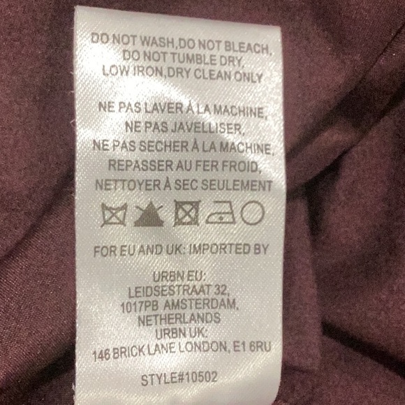 Hutch Floral Wrap Asymmetrical Dress Ruffles V Neck Size Medium - Picture 11 of 11